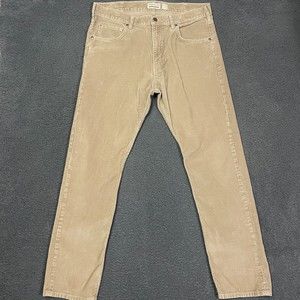 Patagonia Pants Mens 36 Beige Tan Iron Clad Corduroy Chinos Casual Outdoor 36x32